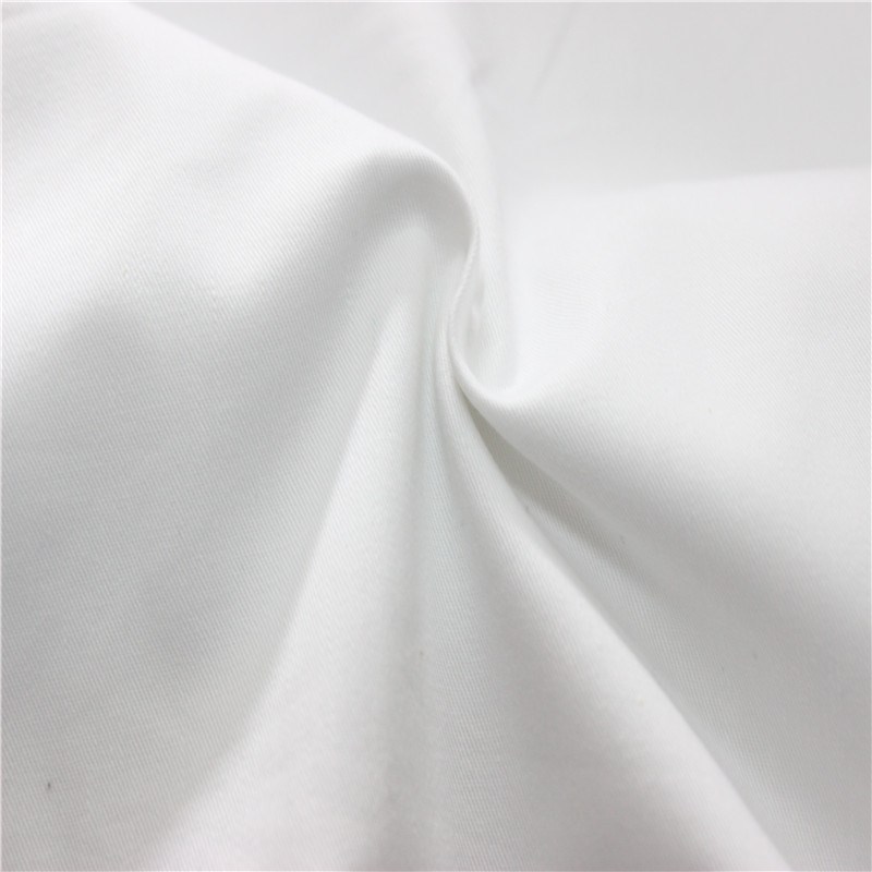 Cotton Twill Fabric Bleached Shirt Fabric Home Textile Cloth