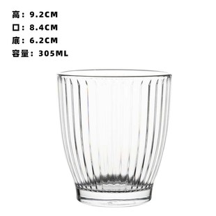 Glass Tempered Cup Colorful Water HighEnd Bubbles Restaurant
