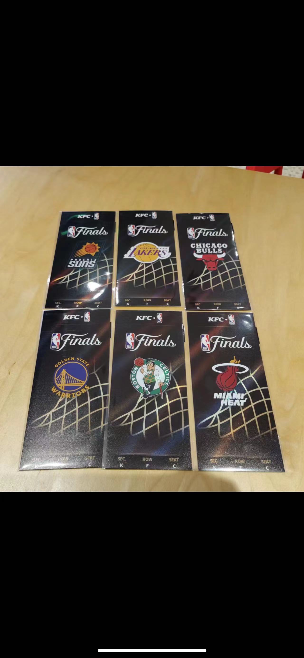 肯德基联名NBA周边玩具肯德基