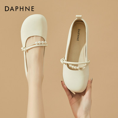 Daphne/达芙妮官方正品平底女鞋