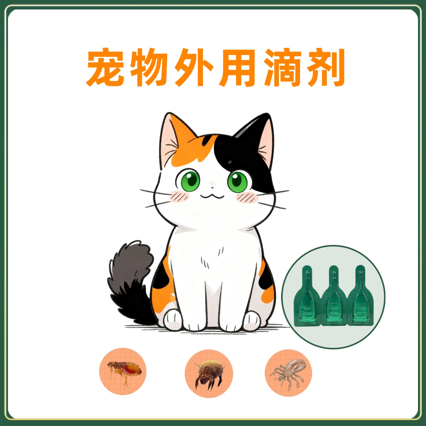 狗狗猫咪泰迪内外一体滴剂