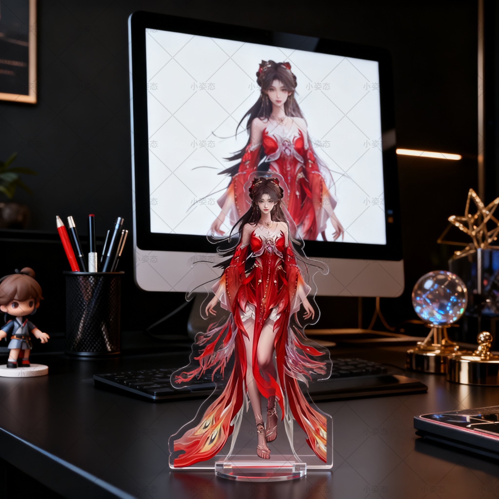 完美世界石昊立牌周边亚克力