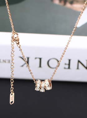 英国chrry koop小蛮腰钛钢不褪色项链女冷淡风锁骨链choker潮