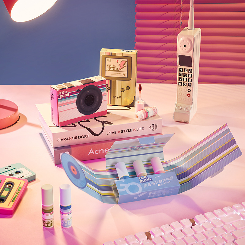 新款推荐toorune肽润有点咸唇泥三件套雾面哑光唇釉秋冬色丝绒