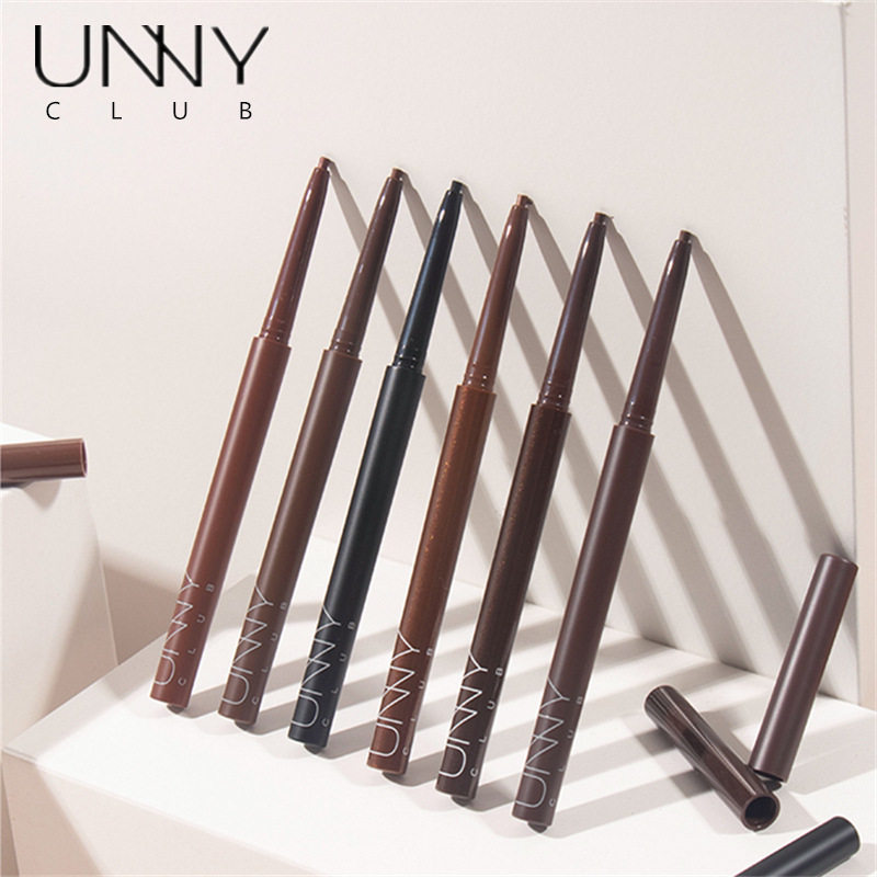 新款推荐UNNY眼线胶笔易上色不晕染自然棕色硬头新手学生内眼线笔