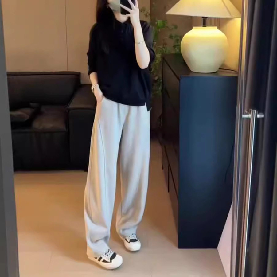 英国chrry koop秋季新款色宽松长袖上衣休闲卫裤显瘦女
