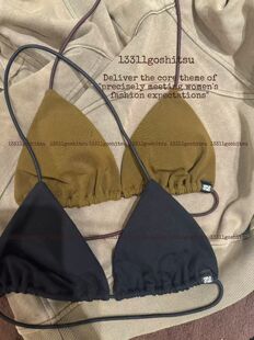 13311原创设计感小众复古做旧文胸女简约百搭时尚个性内衣