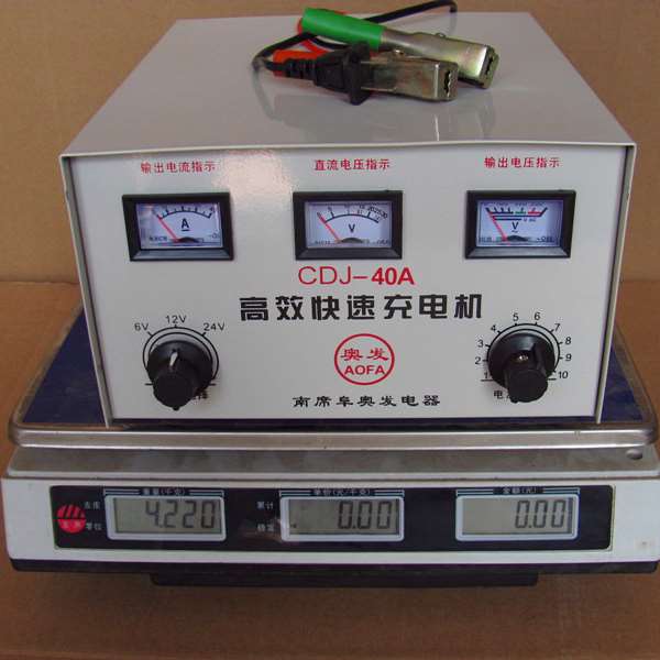 电瓶充电器12v24v大功率汽车电池车用蓄电池风冷型纯铜老式充电机