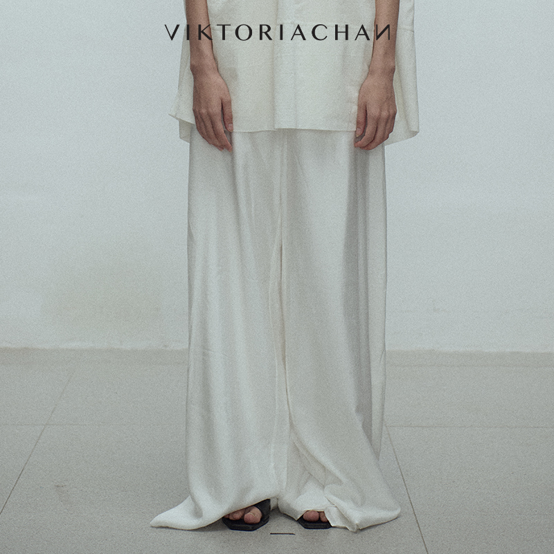 阔腿直筒休闲空气长裤