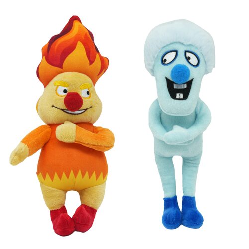 跨境新品The Year Without a Santa Claus plush火神冰神毛绒玩具