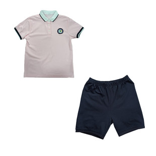 【集士港小学】 女 短袖T恤  套装 35002/35001A.