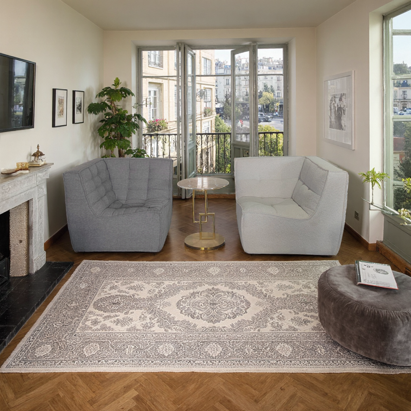 豆腐块单位北欧极简埃蒙特沙发