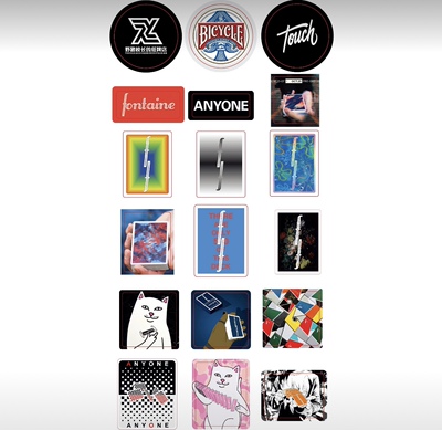 野猪校长方丹Fontaine单车anyone touch艺术大师中指猫客制化贴纸