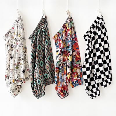 儿童防蚊裤夏装薄款男童棉绸裤子灯笼裤小童女夏季人棉宝宝大pp裤