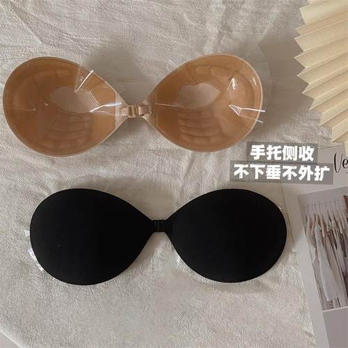 防滑防凸点隐形硅胶胸贴女防下垂聚拢显腰细温柔乳贴婚纱专用内衣