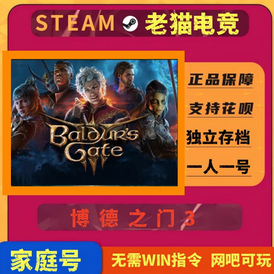 博德之门3steam成品账号