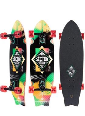 SECTOR9 Sector Nine 长滑板（30.2 英寸） WAVE PARK PARTY