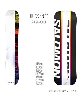 男子 HUCK 24型号KK 萨洛蒙 单板滑雪板 KNIFE 预售SALOMON