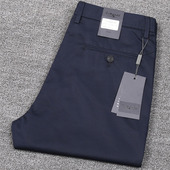 秋冬款 新款 商务免烫抗皱直筒修身 高端棉质微弹力休闲裤 商务男裤