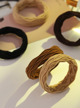 头绳2025年新款马尾发绳简约高弹力耐用发圈无缝不伤发皮筋女气质