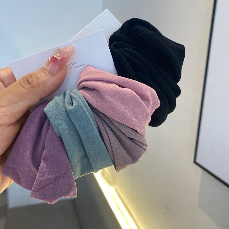 简约加宽轻柔锦纶无缝发圈发绳