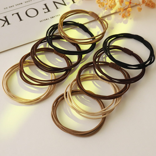 头绳橡皮筋简约基础高弹力细发绳