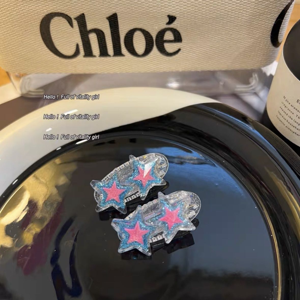 鸭嘴夹透明发夹刘海发饰发夹甜酷