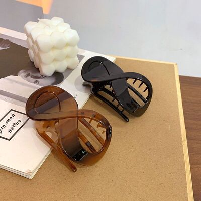 抓夹磨砂后脑勺发饰抓夹复古