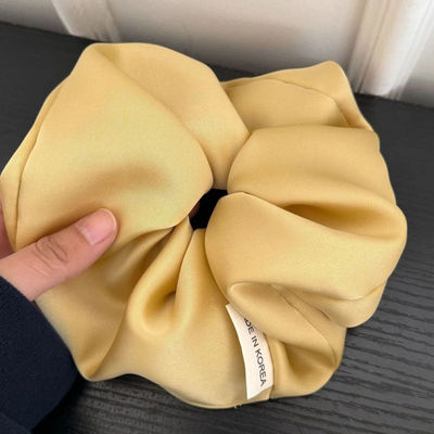 超大ins轻奢大肠发圈缎面