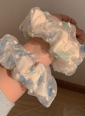 碎花发圈大肠圈发圈发绳甜美