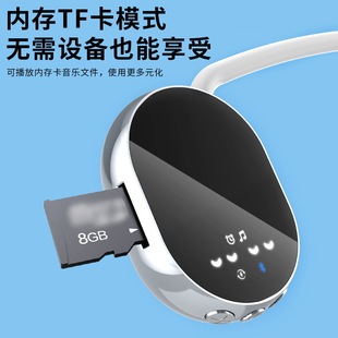 枕上音碟新骨传导睡眠音响枕上音碟音箱蓝牙存储卡入耳枕睡眠音响