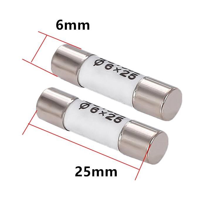 陶瓷保险丝管R057RO576*25250VBS1362保险芯熔断器6x25mm