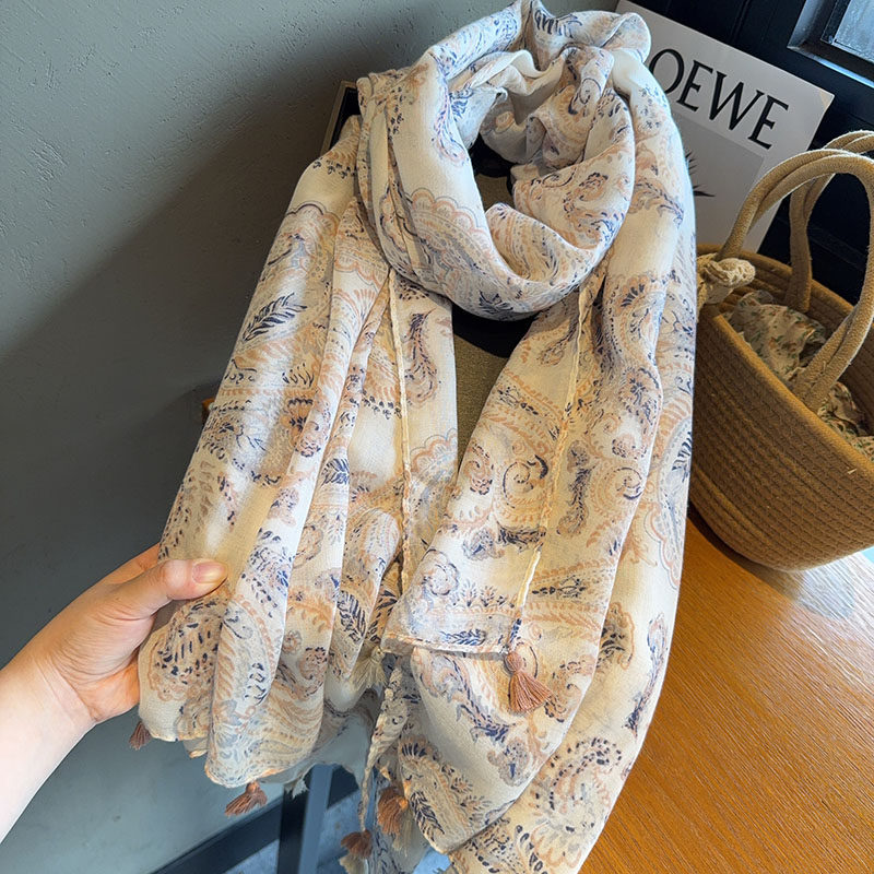 凤舞九天烫金棉麻围巾女国风优雅气质百搭薄款旅游防晒披肩潮春夏,服饰配件/皮带/帽子/围巾,围巾/丝巾/披肩,淘宝优惠券,粉丝福利购,淘宝优惠卷