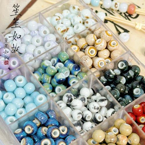 Керамические бусины, браслет из бисера ручной работы, ожерелье, аксессуар, аксессуары, 8мм