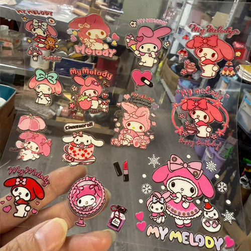 美乐蒂立体转印贴diy装饰