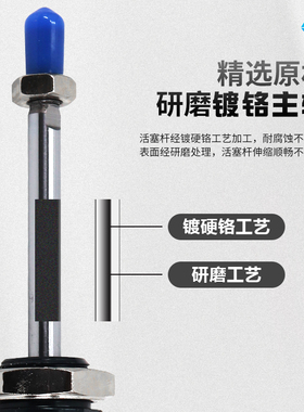 金氣鑫MAL伸缩气缸迷你铝合金微型小16/32/40/50/75/100125JINQIX