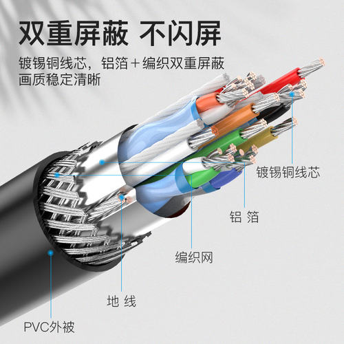 威迅dp转vga高清线电脑显卡显示器主机接口连接线vja转接头转换线
