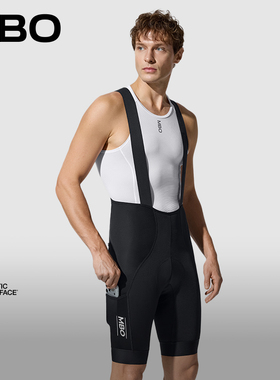 MBO 男子春夏速干耐磨防晒骑行储物背带短裤 T100C 双箭头减震