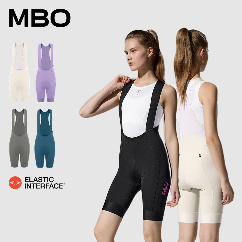 MBO 女士夏季防晒背带骑行短裤T110 双箭头骑行裤 意大利 减震