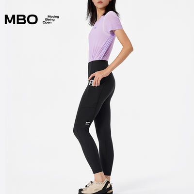MBO女子高腰多功能运动长裤
