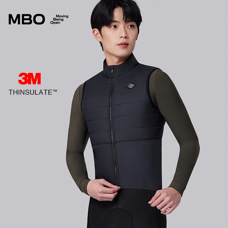 MBO绗棉骑行马甲V380骑行服男
