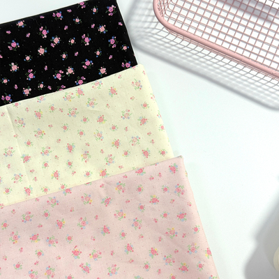 纯棉小碎花娃衣手工diy韩版60支