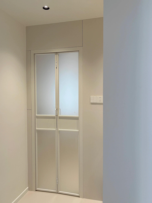 2025新款卫生间门厕所玻璃门浴室钛镁铝合金门厨房门折叠门定制