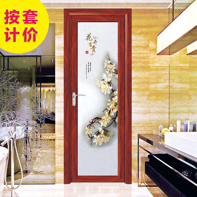 钛镁合金平开门玻璃门