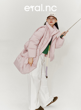漫游001 eralnc短款羽绒服女立领新款秋冬季独特加厚鸭绒时尚外套