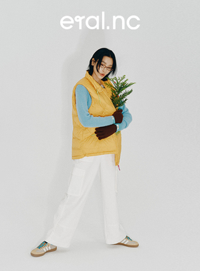 eral  nc羽绒马甲女秋冬新品2024宽松立领设计感休闲无袖羽绒内胆