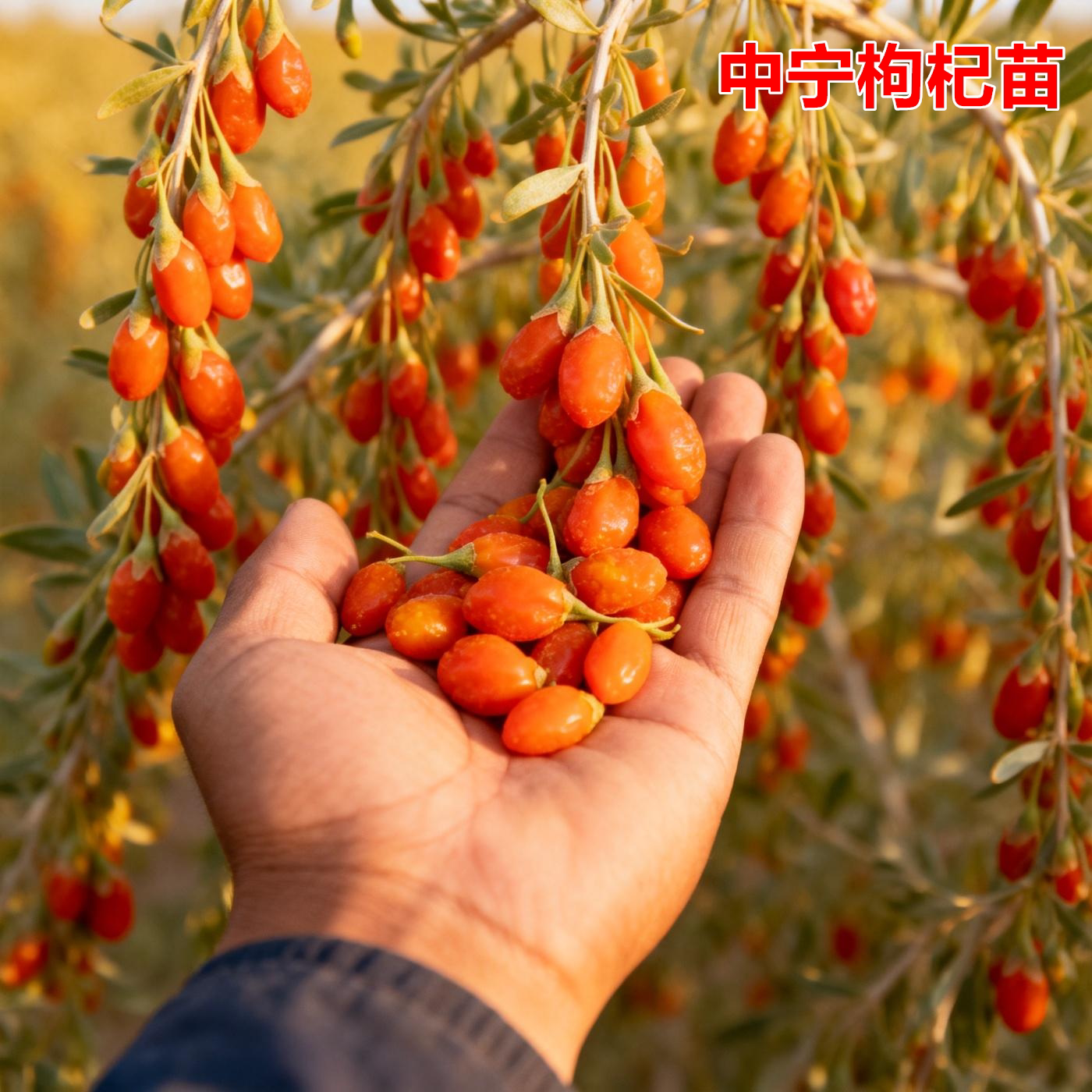 宁夏中宁枸杞苗当年结果南北可种图片