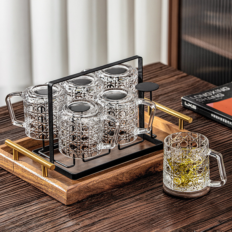 玻璃杯耐热家用水杯套装