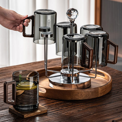 耐高温玻璃水杯套装轻奢家用茶具