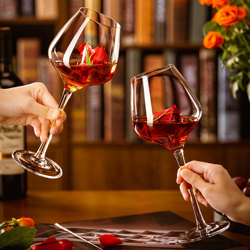 高颜值水晶勃艮第红酒杯